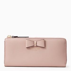 ❣️sold❣️Kate Spade Dusty Pink Bow Wallet